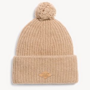 Rag & Bone Francie Pom Beanie - Camel Color